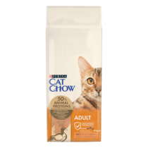 CAT CHOW® Сухий повнораціонний корм для дорослих котів, з качкою