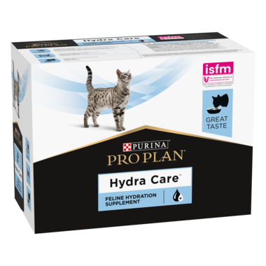 PRO PLAN® HC Hydra Care (Хайдра Кер). Додатковий корм для котів, що сприяє збільшенню споживання води.