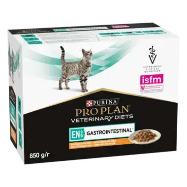 PRO PLAN® EN St/Ox Gastrointestinal. Ветеринарна дієта для котів для зменшення розладів кишкової абсорбції. З куркою.